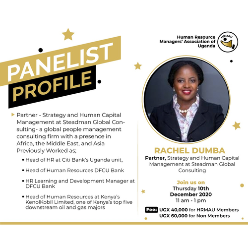 Rachel Dumba (Partner - Strategy and Human Capital Management at Steadman Global Consulting)